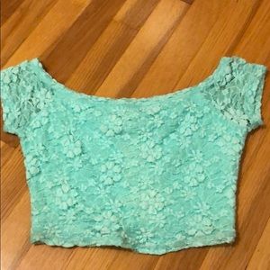 Hollister off the shoulder top